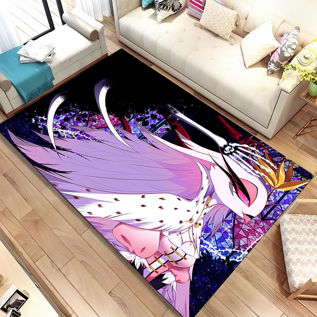 Helluva Boss Blitzo felnőtt animációs rajzfilm szőnyeg, szőnyeg otthoni nappaliba, hálószoba kanapé lábtörlő dekoráció, csúszásmentes padlószőnyeg