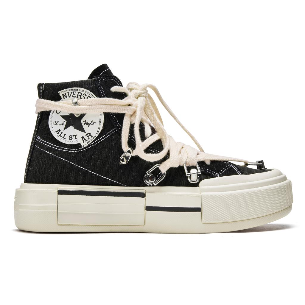 Converse All Star ADCDAVINCI Custom, White Bandage Slip Resistant And Breathable High Top Canvas Shoes Unisex Black A04689C(TeamM-)