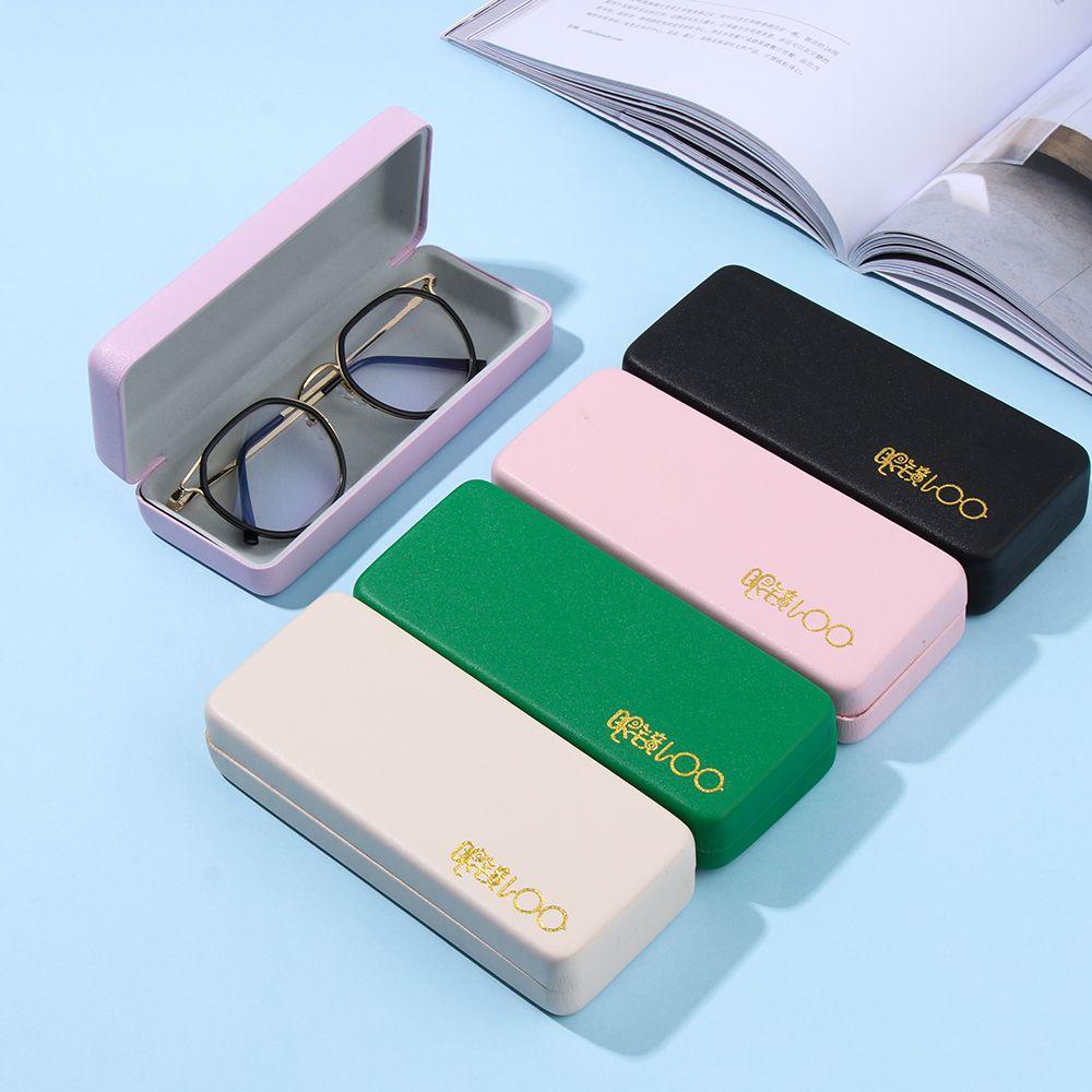 Buy Women Men Vintage Waterproof Large Capacity PU Leather Glasses