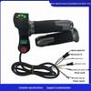 Four-Light Rice Grain Switch & Horn Voltage Display E-Bike Throttle Grip
