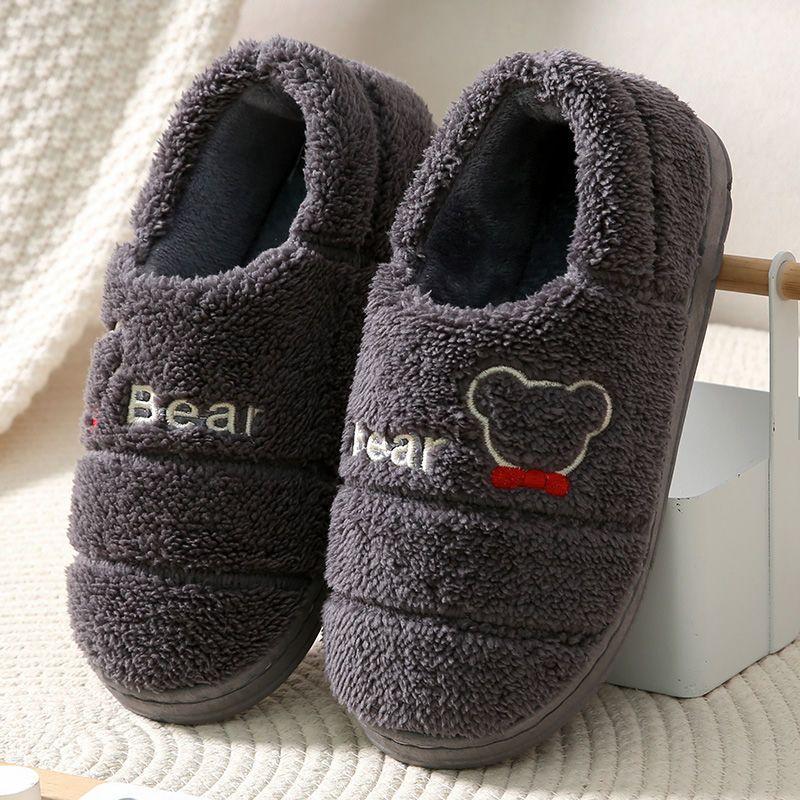 Женские домашние тапочки на платформе — фото 3