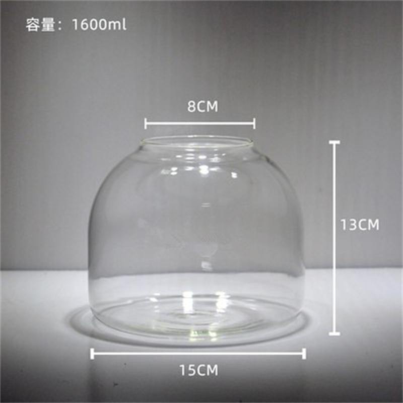 

Micro Landscape Moss Bryophyte Glass Vase With Cork Fresh Green Moss Bottle Glass Terrarium Creative Hydroponic Plant Container