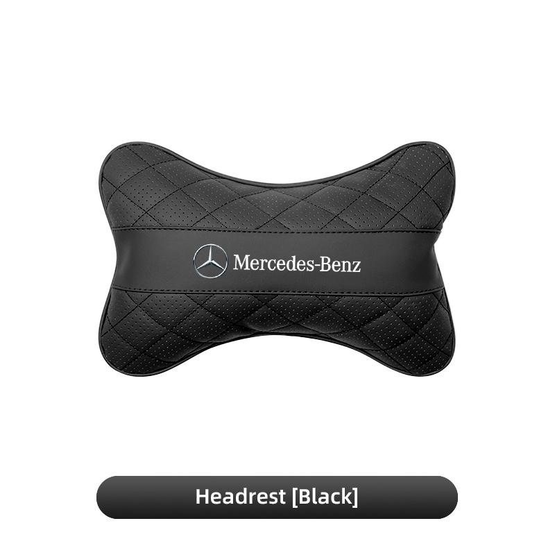 GLC GLB Car Seat Headrest Neck Pillow Lumbar Back Support Pad For Mercedes Benz AMG W177 W176 X166 X167 C257 C218 X253 C118 C11