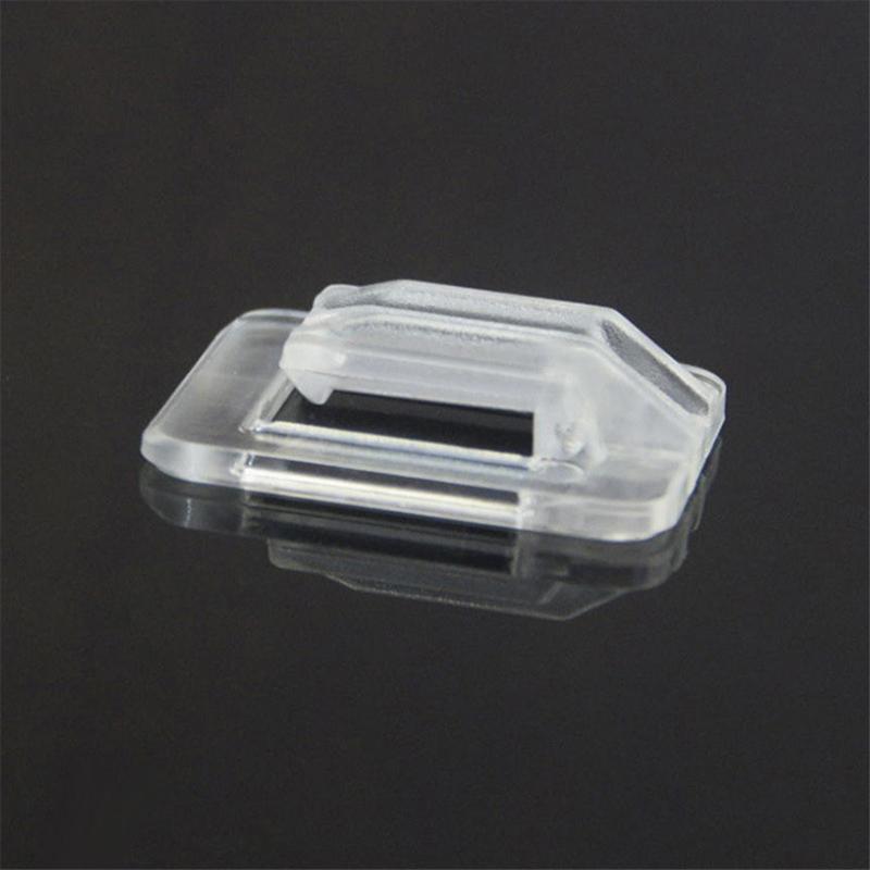 10Pcs Strong Adhesive Hooks Transparent Wire Shelf Rack Hook Wall Mount Free Punch Kitchen Bathroom Non Trace Stickers Holder