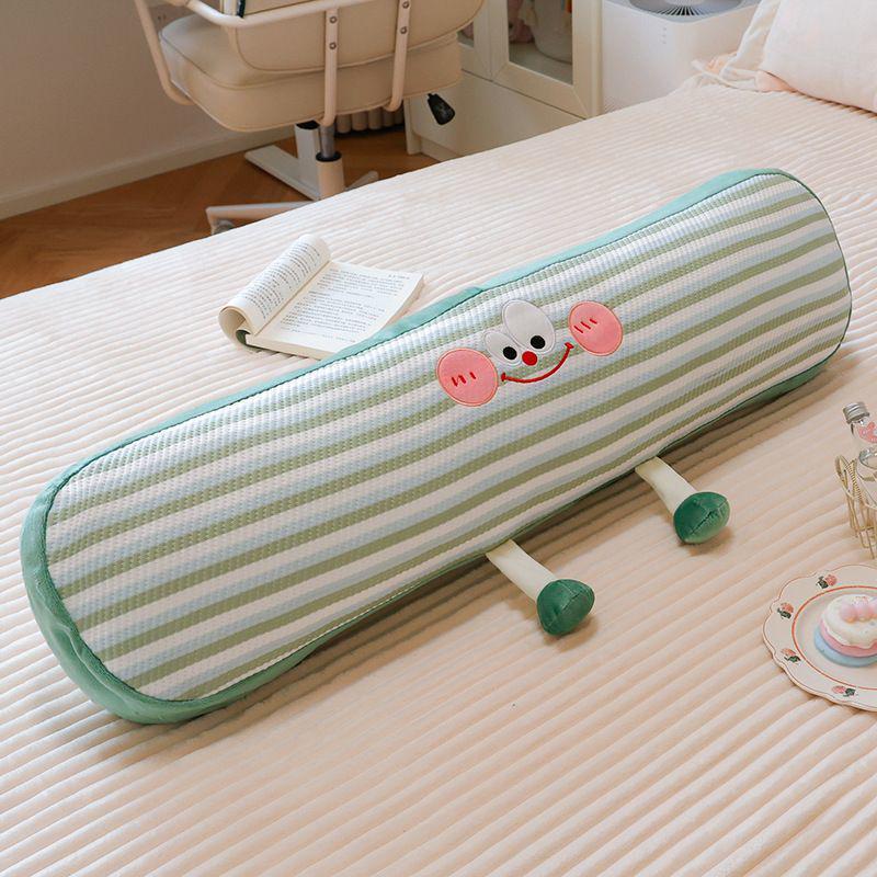 Summer Ice Silk Body Pillow for Girls - Removable, Washable Headboard and Leg Cushion