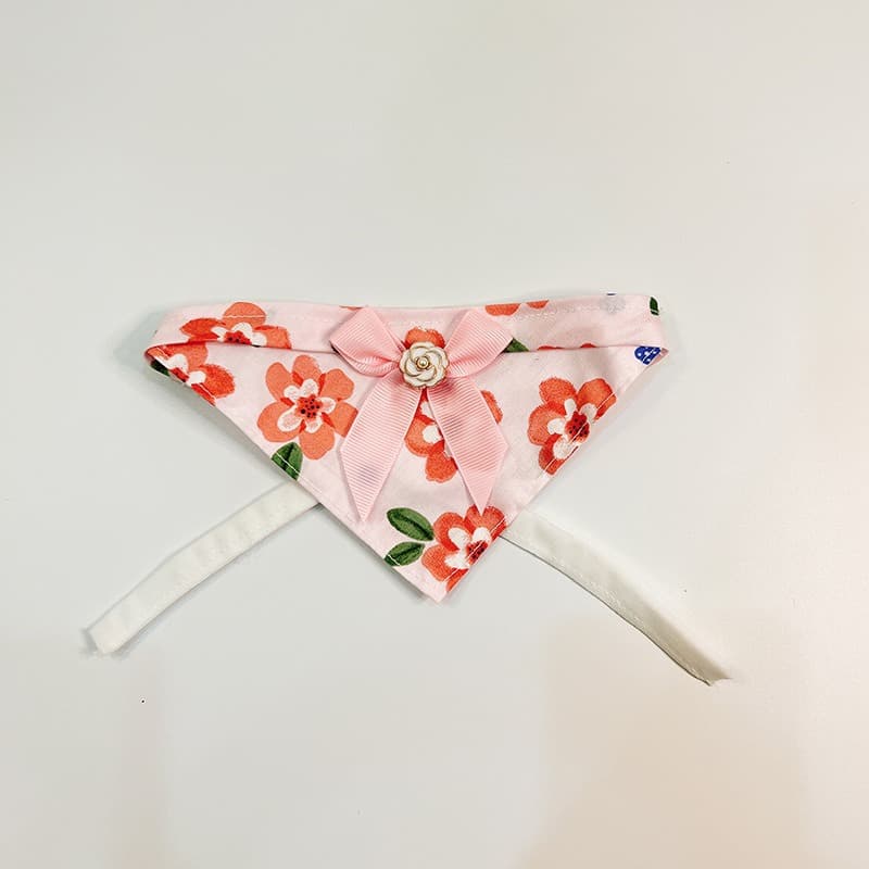 Puppy Collar Cat Collar Cute Bow Pet Scarf Scarf Dog bib Pet drool towel
