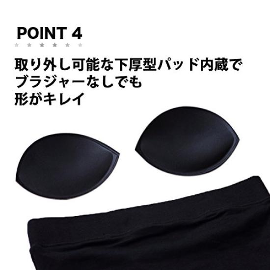 Bavlněný top bez ramínek s nastavitelnými a odnímatelnými průhlednými ramínky [Diamantová srdíčka] Šetrný k pokožce 100% (Malý, Bílý)