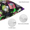 Invaders Zims Gir Cartoon Square Pillow Case Cushion Covers Fashion Polyester Decorative Pillowcase For Bed 40*40Cm