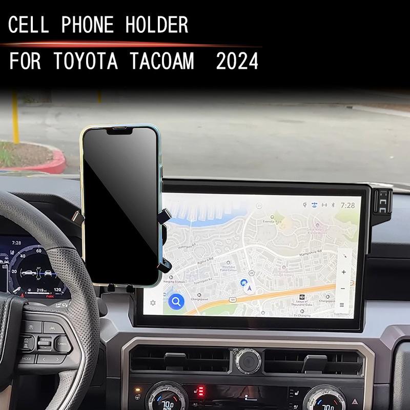 For Toyota Tacoma 2024 Central Control Display Screen Bracket Mobile phone Holder Car Accessories