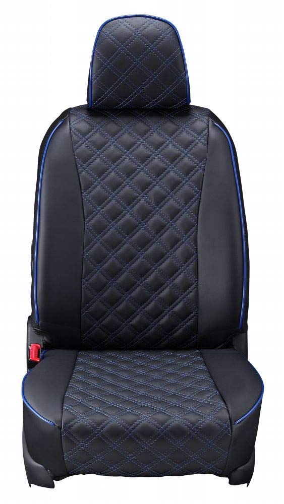 

Clazzio Seat Full Wagon R Smile MX91S R3 Black x Blue Covers, Set, (2021)/9-R6 (2024)/11, Quilted, Stitch, ES-6046 [15ESA6046E]