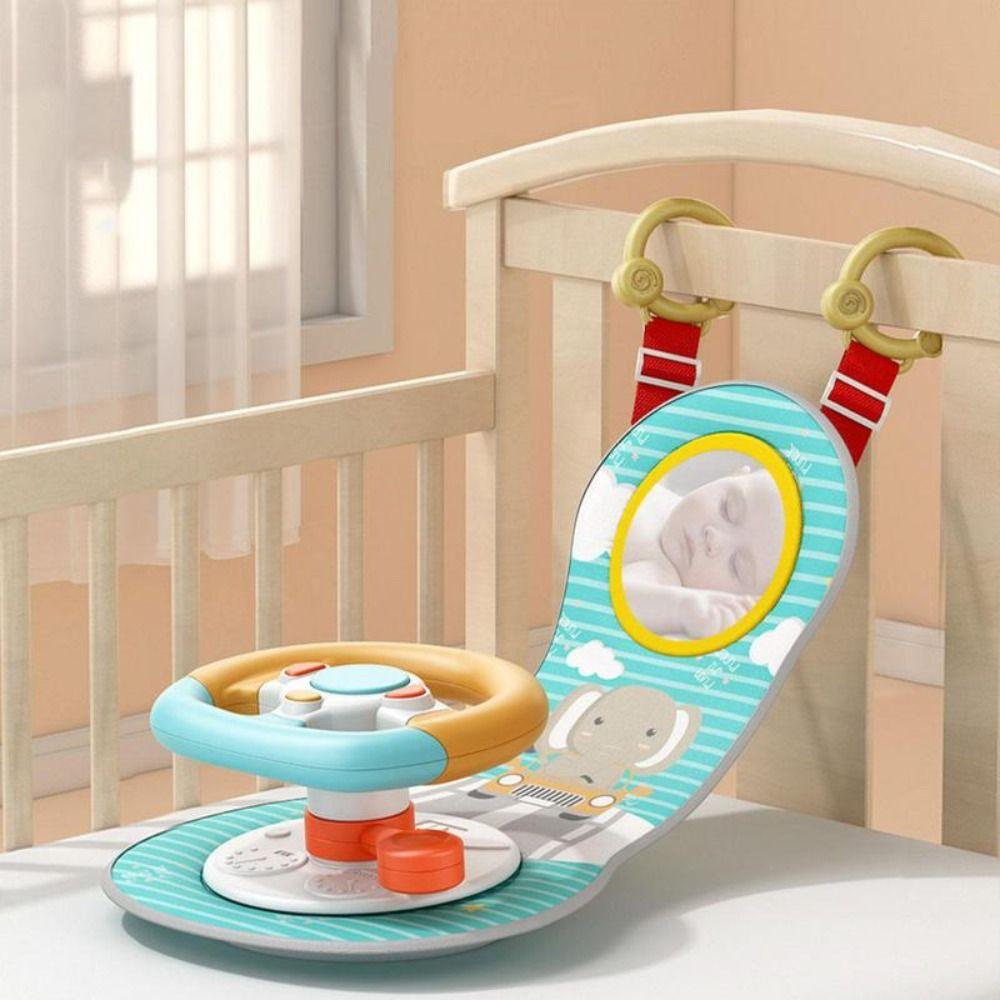 Mit Lichtsimulation Musikalisches Lenkrad Spielzeug Kleinkind Lenkrad Spielzeug Säugling Mädchen Jungen Geschenke