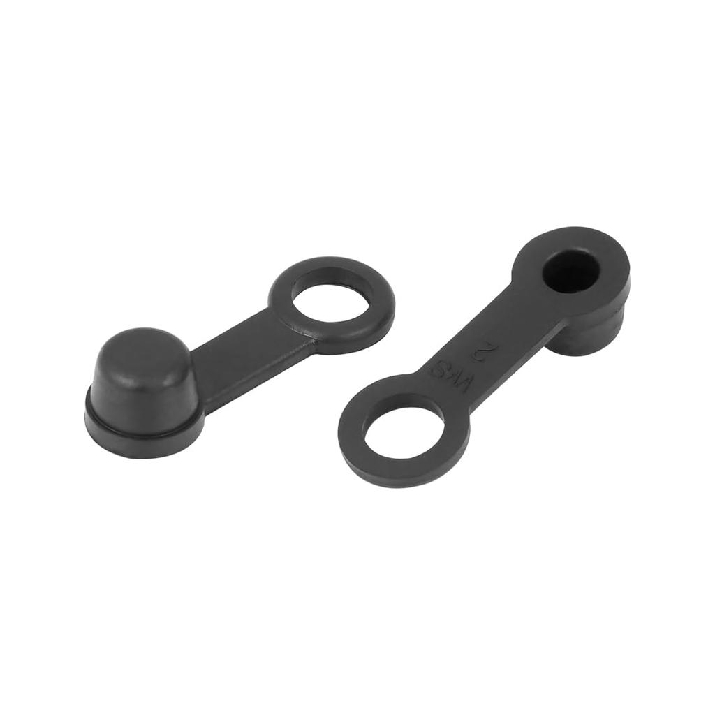 F FIERCE CYCLE Bleeder Screws, Banjo Shop Repair Screws with Caps for Motorcycle Brake Cylinders 1mm 4pcs M6