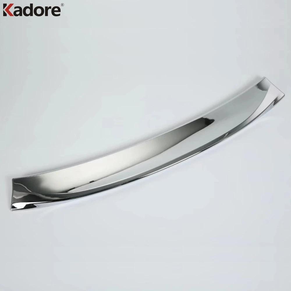 Rear Trunk Spoiler Cover Trim For Toyota CHR C-HR 2016 2017 2018 Carbon Fiber Car Tailgate Roof Wing Strip Accessories