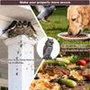 Fake Owl Statue Decor 1Pack With Wind Panel, Fake Owls Waterproof For Garden Plant Orchard, Plastic Owl Decor For Outside Indoor