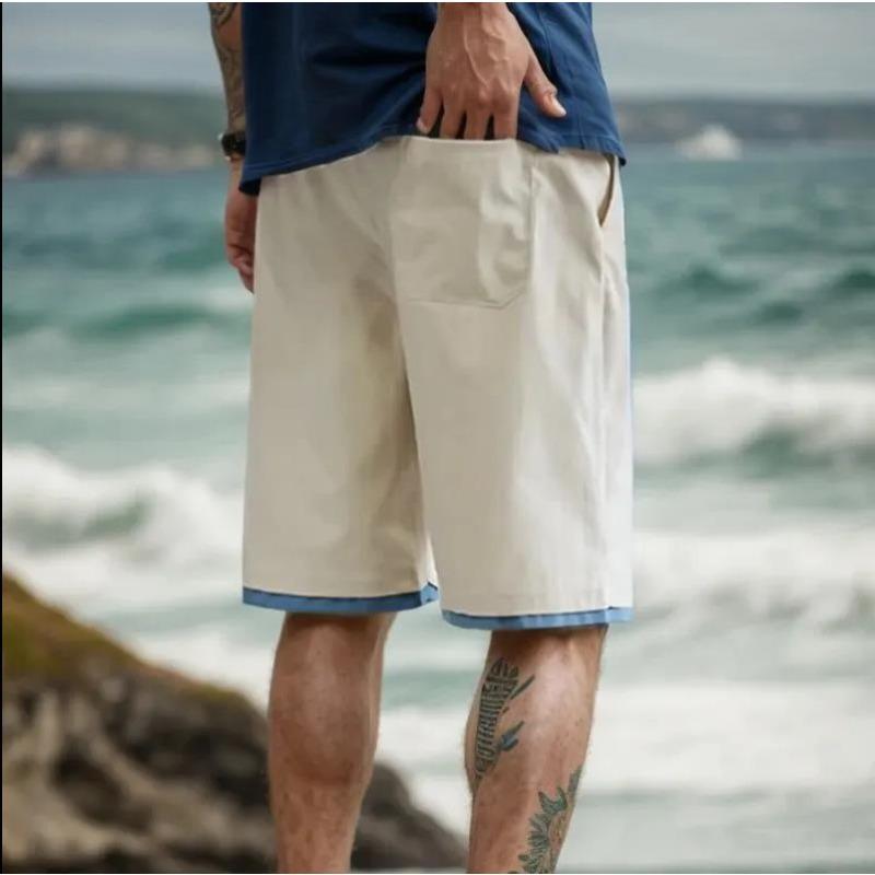 All-match Casual Beach Pants Men's Shorts Summer Five-point Straight Loose Plus Size Pants
