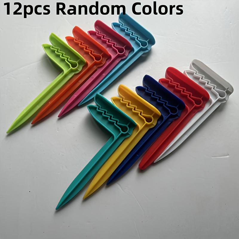 

12pcs PUKAMAM Windproof Beach Towel Clips - Durable Plastic Multi-Purpose Clips for Securing Towels, Mats, Umbrellas & Gear - Assorted Colors 12pcs