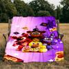 Five Nights Party Blanket Flannel Throw for Sofa, Indoor, Camping, Living Room, Office, Chair, And Bed Soft Birthday Gift