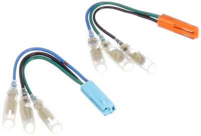 POSH 091575 Suprimentos para Motocicleta Conjunto de Cabos de Conversão de Pisca Honda Tipo de Conector Novo Bola Dupla
