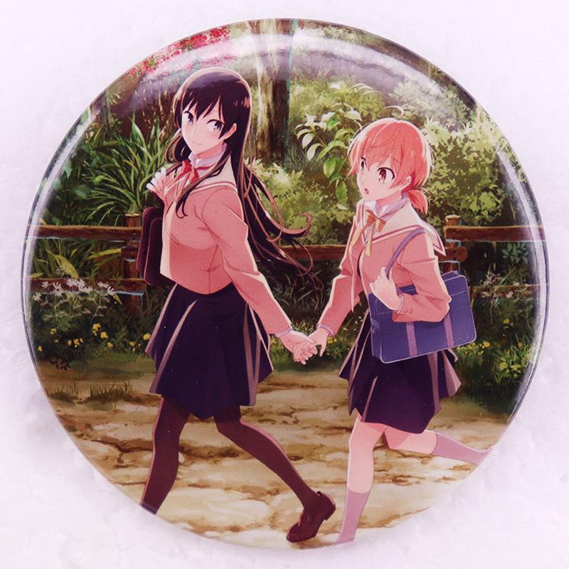 Future Favorite Anime Tinplate Badge Brooch белый