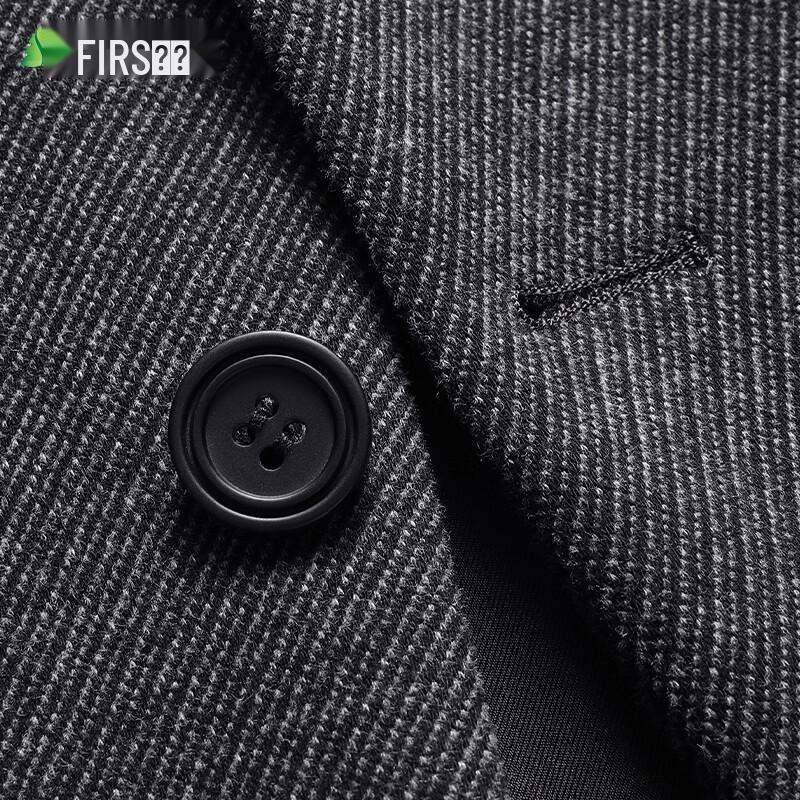 Shanshan Men's Wool Blend Business Casual Blazer