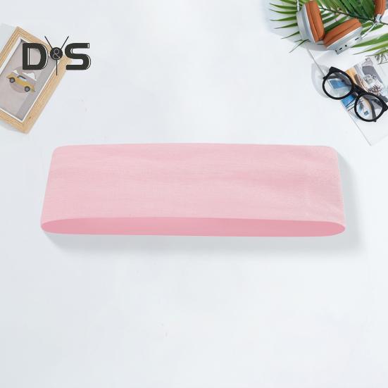 Women Men Headband High Elastic Solid Color Wide Hair Band Breathable Elastic Hair Tie Sports Yoga Fitness Headgear