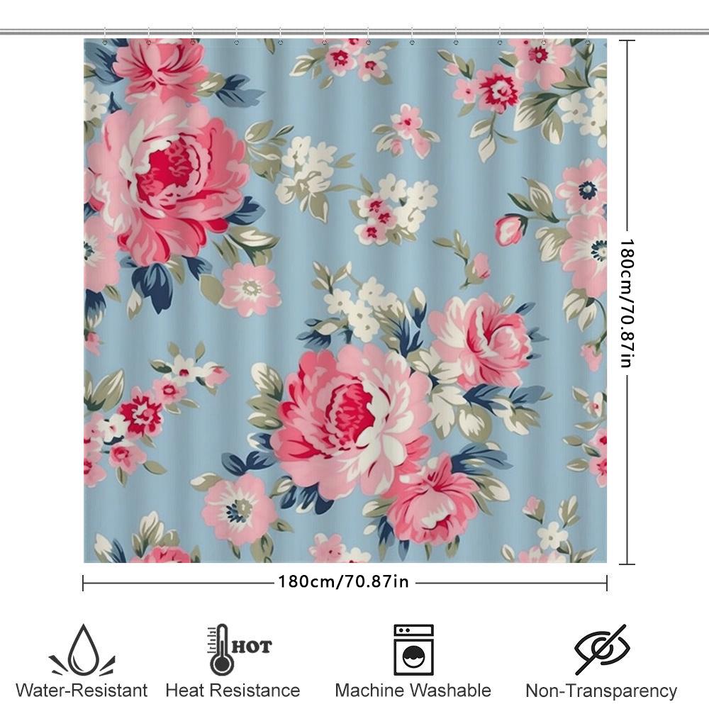 Watercolor Feather Shower Curtain Multicolor Home Decor Bathroom Accessories for Kids Bathrooms.