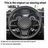 DIY Car Steering Wheel Cover For Subaru Forester Ascent - Impreza 17-21