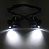 10X/15X/20X/25X LED Magnifier Glasses Magnifying Headband Eyewear for Reading Jewelers Watchmaker Repair Tools Magnifying Glass