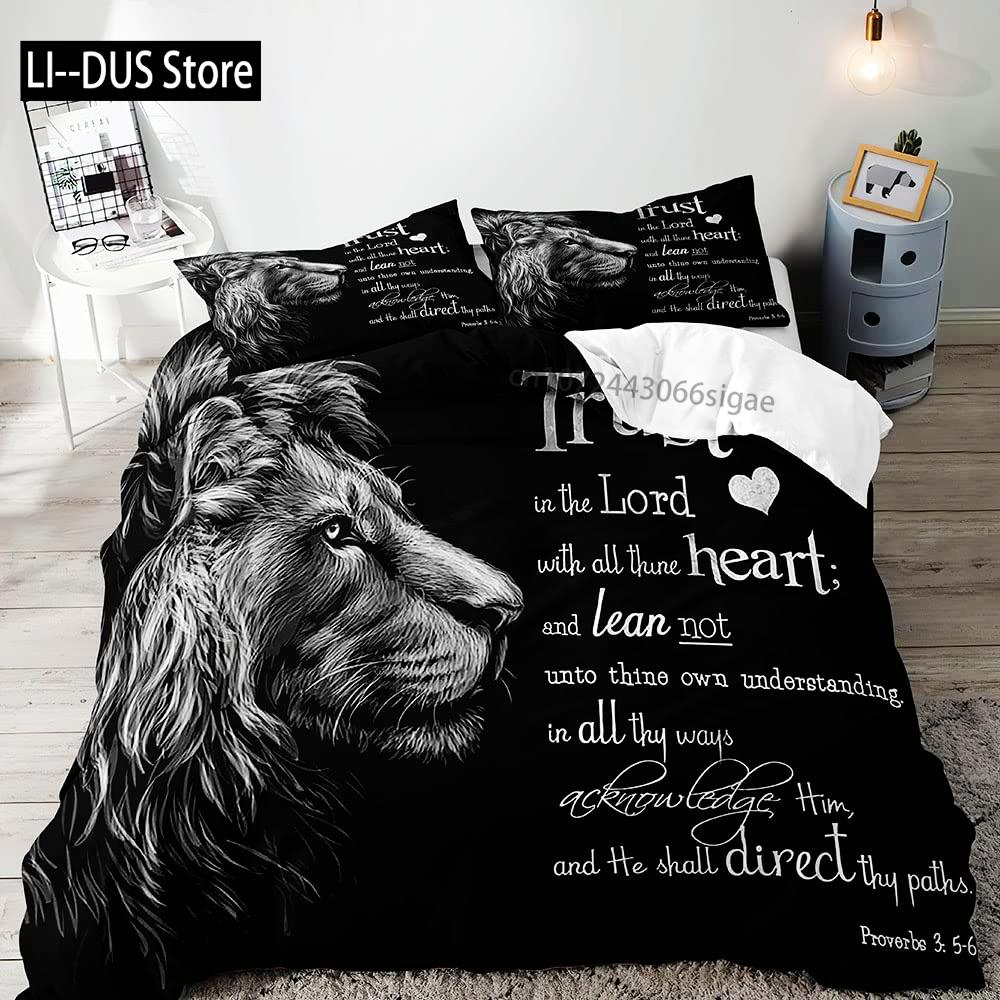 Tiger Bedding Set Duvet Cover Queen, Wildlife Animal Comforter Quilt Cover, Romantic Gifts for Him Men Boyfriend 2 Pillow Shams