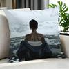 Anime BBlue Eye Samurai Cushion Cover Cushion Cover Set Pcs X X X Pillowcase Decorative Sofa Home Decor