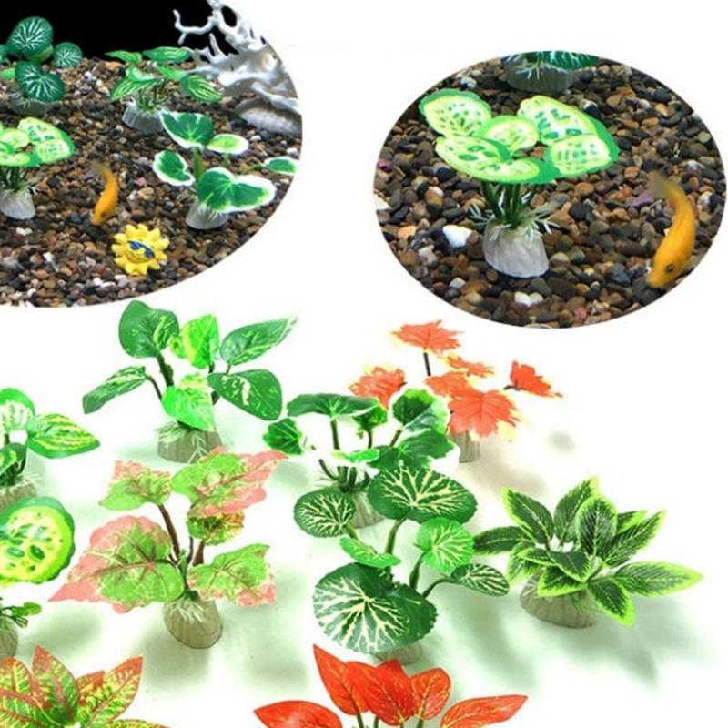 Fish Tanks Life Like Artificial Plant Aquatic Decoration Aquariums Decor FishTank Ornament Freshwater Landscaping 10PCS