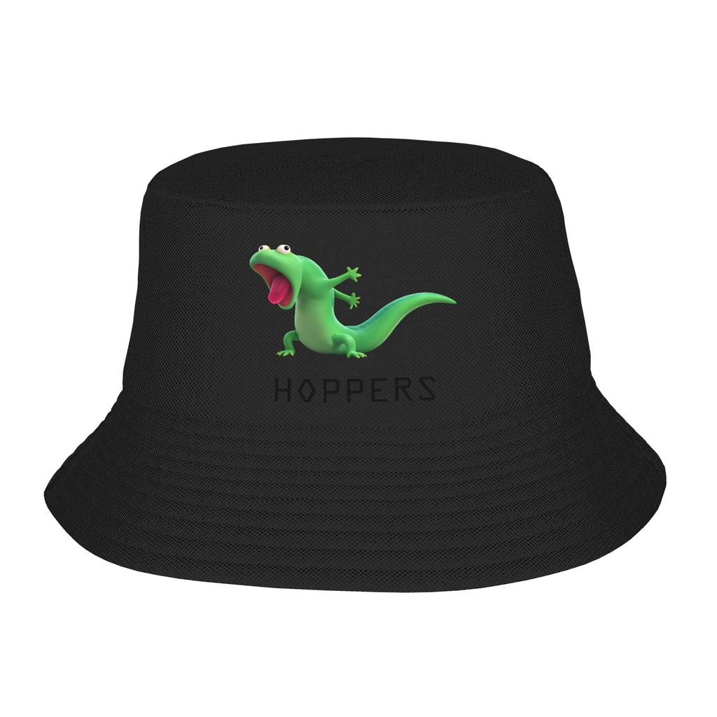 Hoppers Tom Lizard Bucket Hat  Hawaii FisherUnisex Caps Breathable Vacation Sun Hats For Couple Korean Graphic Cap