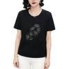 Pure Cotton Short-sleeved Summer New Style Loose Casual Tops for Middle-aged and Elderly People Large Version