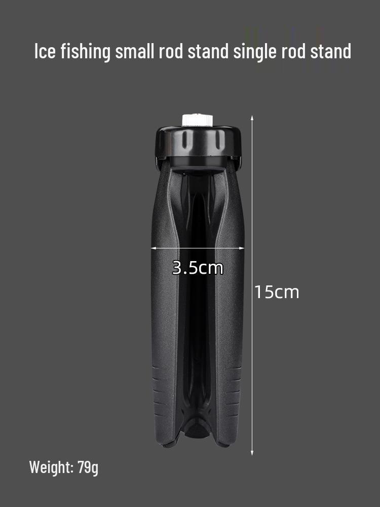 Folding Ice Fishing Rod Holder - Adjustable Winter Rod Stand & Support Frame