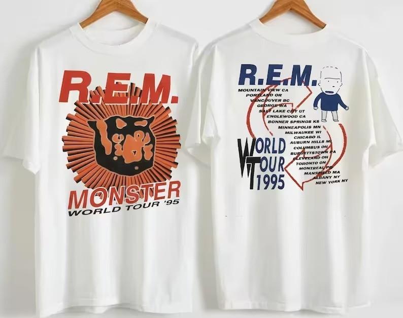 

Футболка R.E.M. Monster World Tour 1995, Футболка Rem Monster Tour 95 3XL