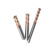 Yili 55° Tungsten Steel CNC Milling Cutter, Four-Flute Flat-Bottom, Rounded-End Mill for Alloy Cutting