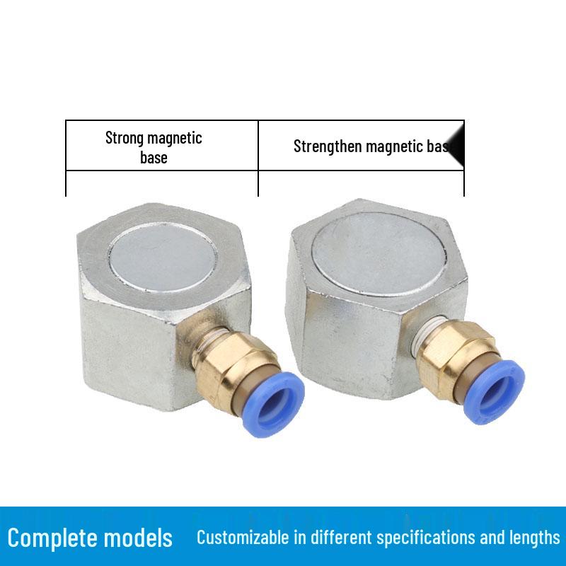 Magnetic Cooling Pipe with Strong Magnetic Base for Lathe Oil Spray Systems