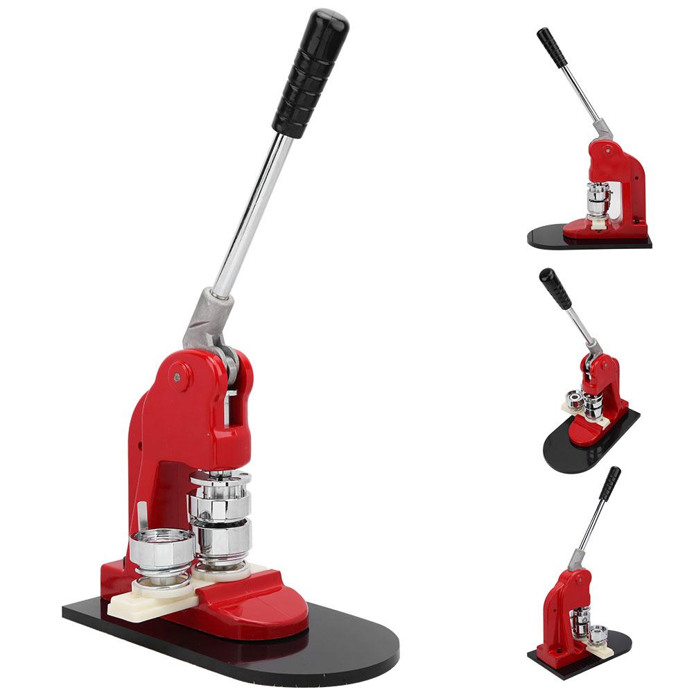 Aluminum Alloy Button Maker 32mm Badge Button Making Machine with Consumables