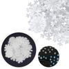 Christmas Snowflake Stickers - 50 Pcs Christmas Glow In The Dark Snowflake Wall Stickers Christmas Snowflake Stickers