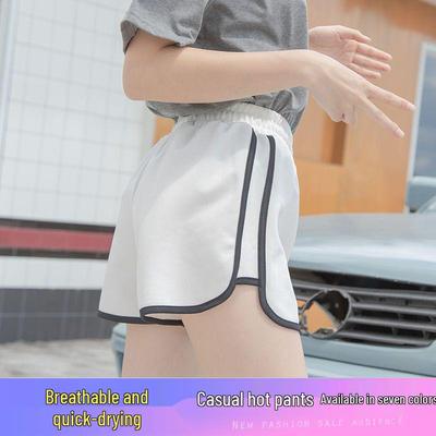 Plus Size Women’s Quick Dry Summer Running Shorts - High Waist, Loose, Trendy Wide-Leg for Yoga and Casual Wear