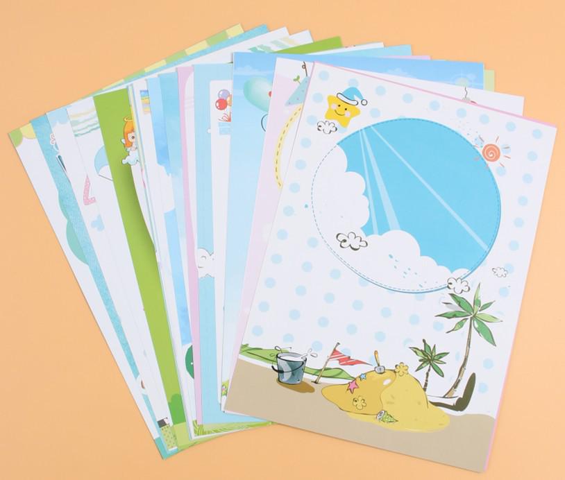 A4 Kindergarten Student Growth Memory Book: Single-Page Loose-Leaf Insert with Colorful Inner Pages