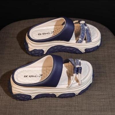 Sandales à plateforme pour femmes style féerique été antidérapantes sandales d'extérieur chaussures pour femmes mode confort accru sandales pantoufles pour femmes