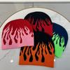 Y2k Beanie Bonnet Flame Hip Hop Cap Fashion Cold Cap  Men Women