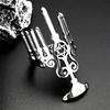 Judaica Israel Lamp Hanukkah Menorah Rings for Women Men Stainless Steel Silver Color Star of David Finger Ring Jewelry Gift