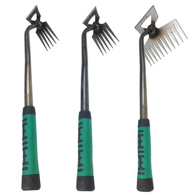 5/6/11 Tines Gardening Hand Weeder Tool Multifunctional Hand Weed Remover Uprooting Weeding Tool for Backyard Courtyard
