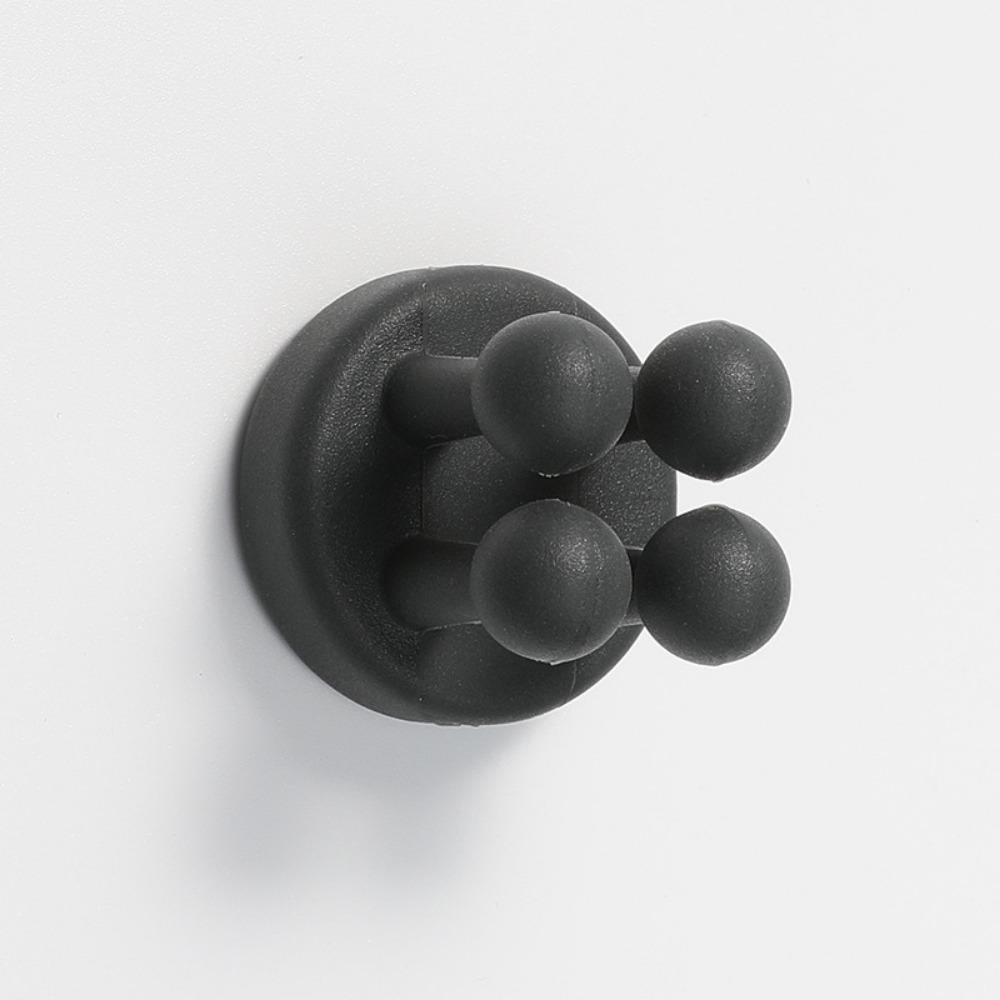 Suport pentru periuță de dinți din silicon, impermeabil, adeziv, montat pe perete, agățat, cârlige pentru cabluri, mufă, dormitor, baie, bucătărie, organizator