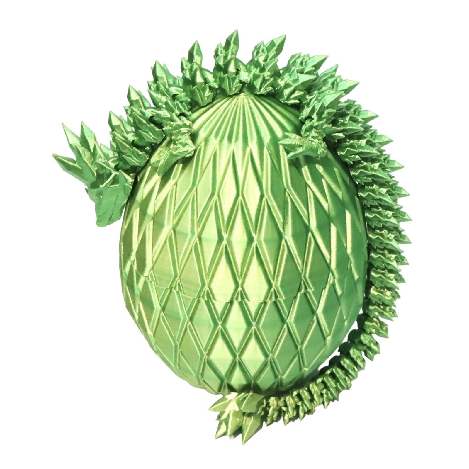 

Таинственный дракон в костюме-яйце, 3D-печатный дракон с яйцом, Полностью шарнирно-сочлененный гибкий дракон с яйцами, 3D-печатная подарочная игрушка One Size