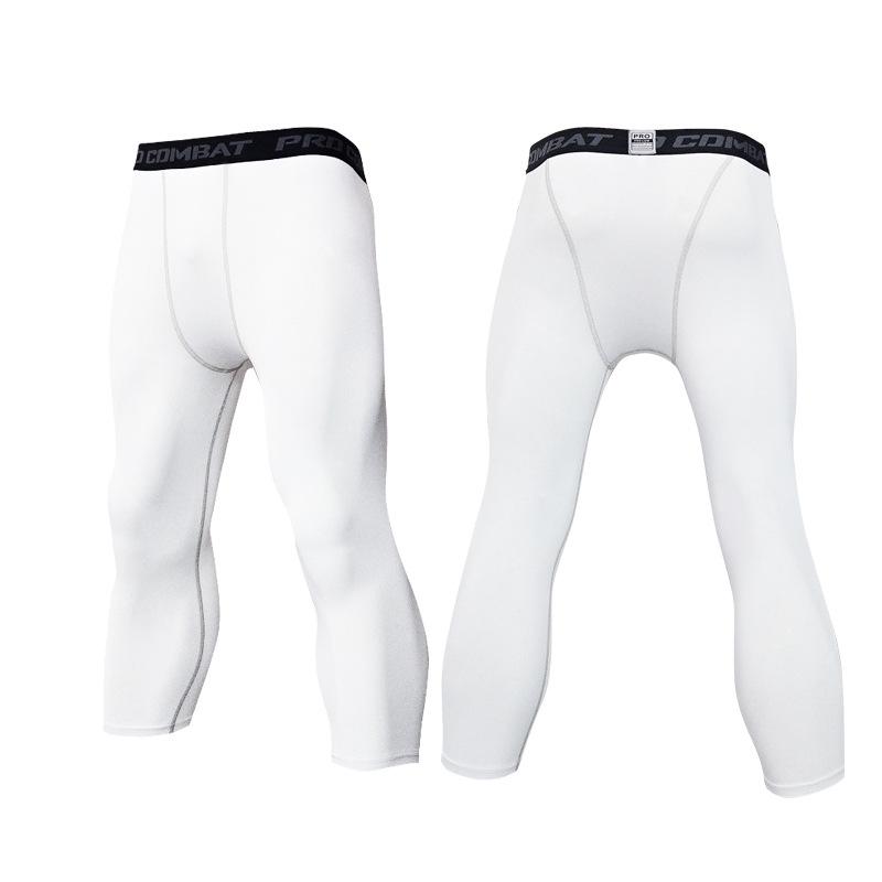 Men's Seven-Point Compression Tights for Basketball and Sports Training