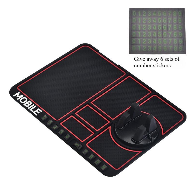 Car car mobile phone holder non-slip pad universal storage pad multi-function in-car dashboard support navigation frame