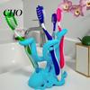 Divertente Portaspazzolino Tentacolo di Polpo Stampato 3D Ispirato all'Oceano Costiero Organizer da Bagno Salvaspazio Supporto per Vita Marina Nautica da Bancone
